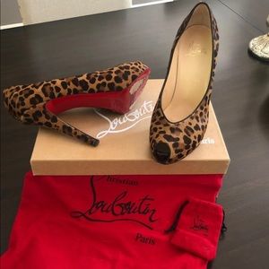 Christian Louboutin Peep Toe Pumps